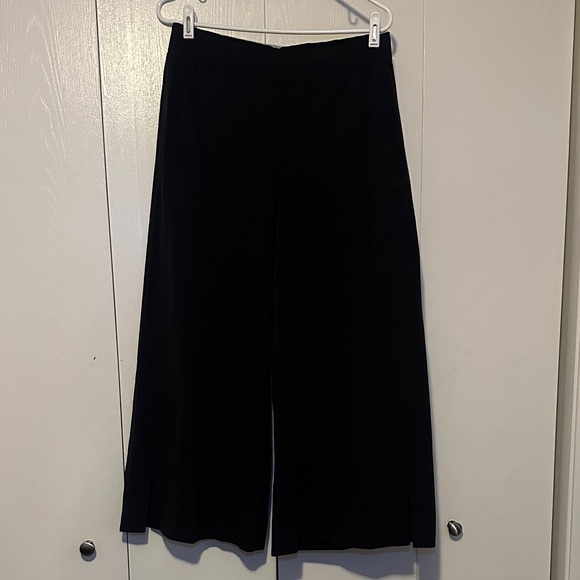 black lululemon court rival mid rise wide leg track pant - Picture 1 of 5